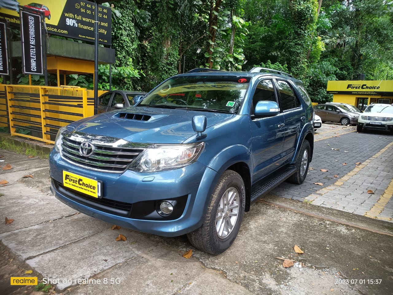 Used Toyota Fortuner 3.0 MT in Kottayam 2012 model, India at Best Price.