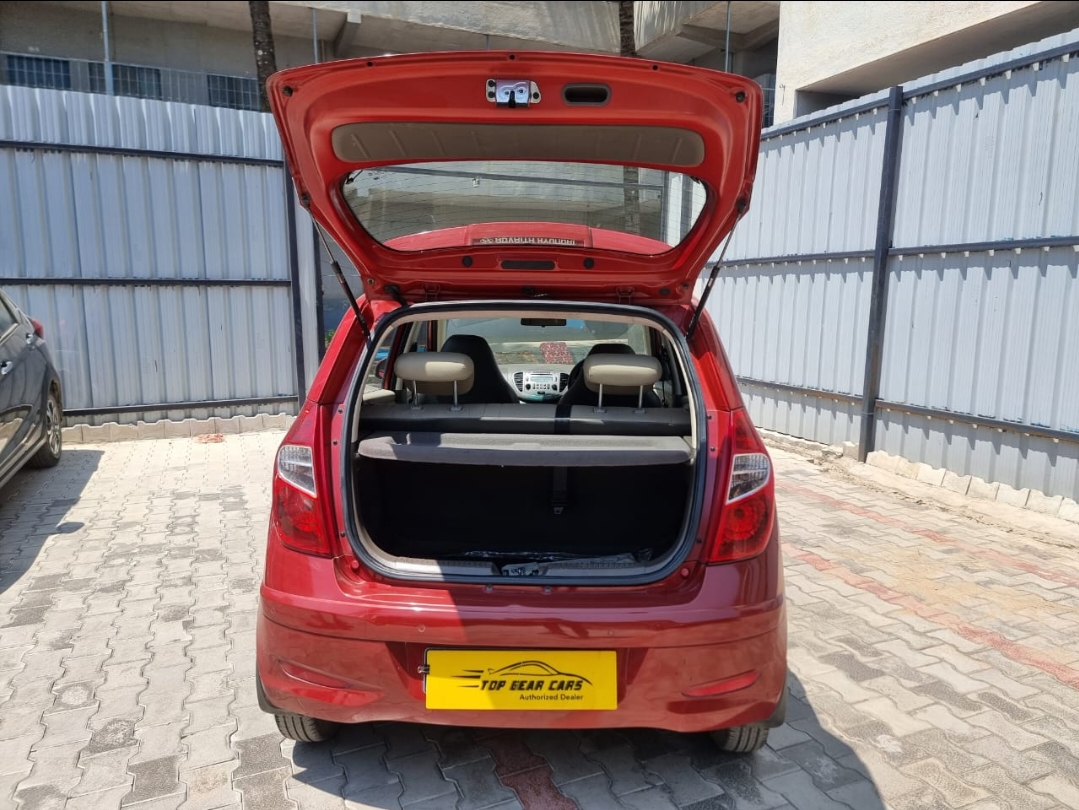 OPPL Trunk Liner For Hyundai I10 II BA Hatchback 2013+ - Black Plastic Cargo Mat 6 thumbnail image