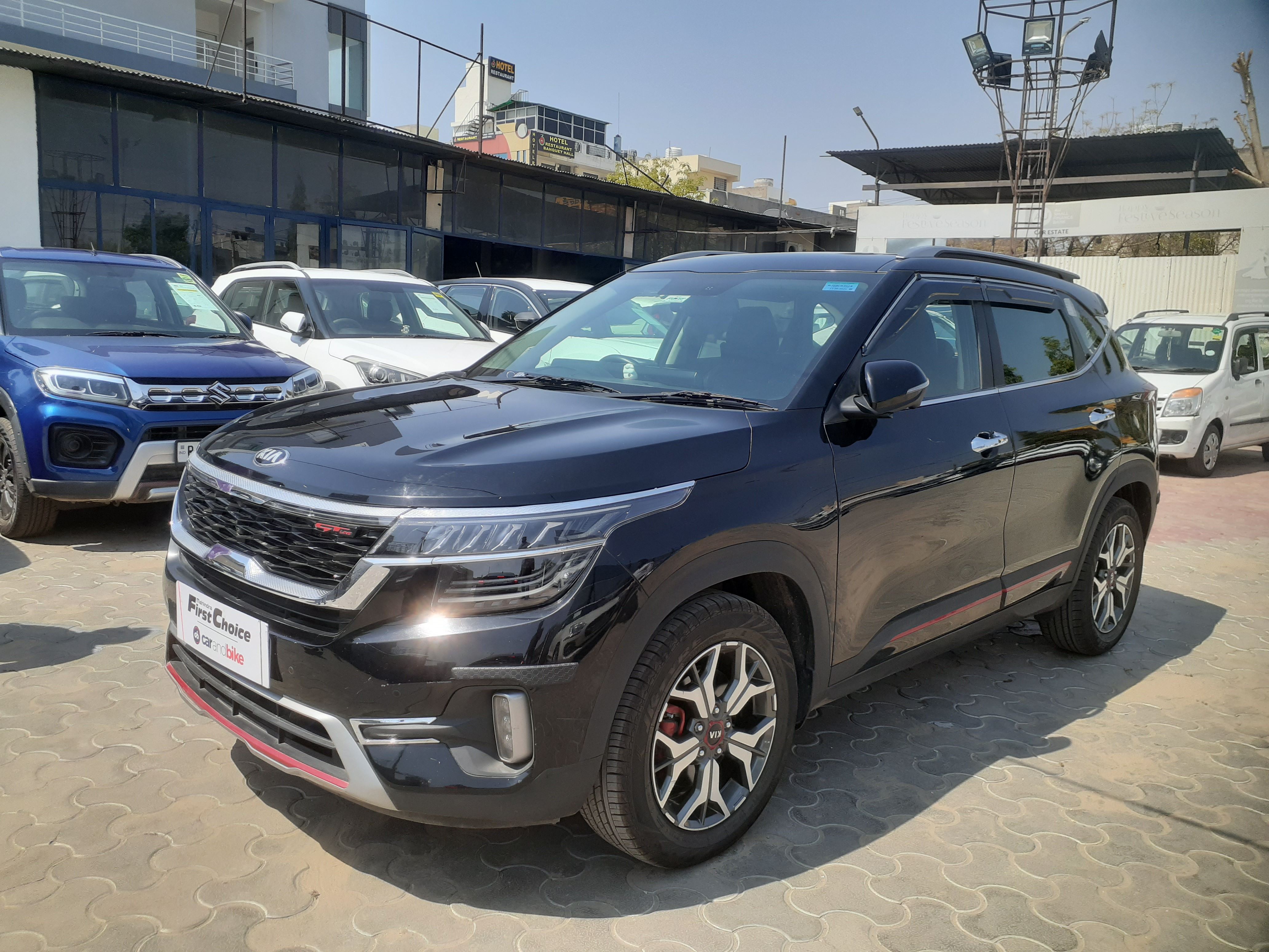 Used Kia Seltos GTX Plus Petrol in Jaipur 2021 model, India at Best Price.